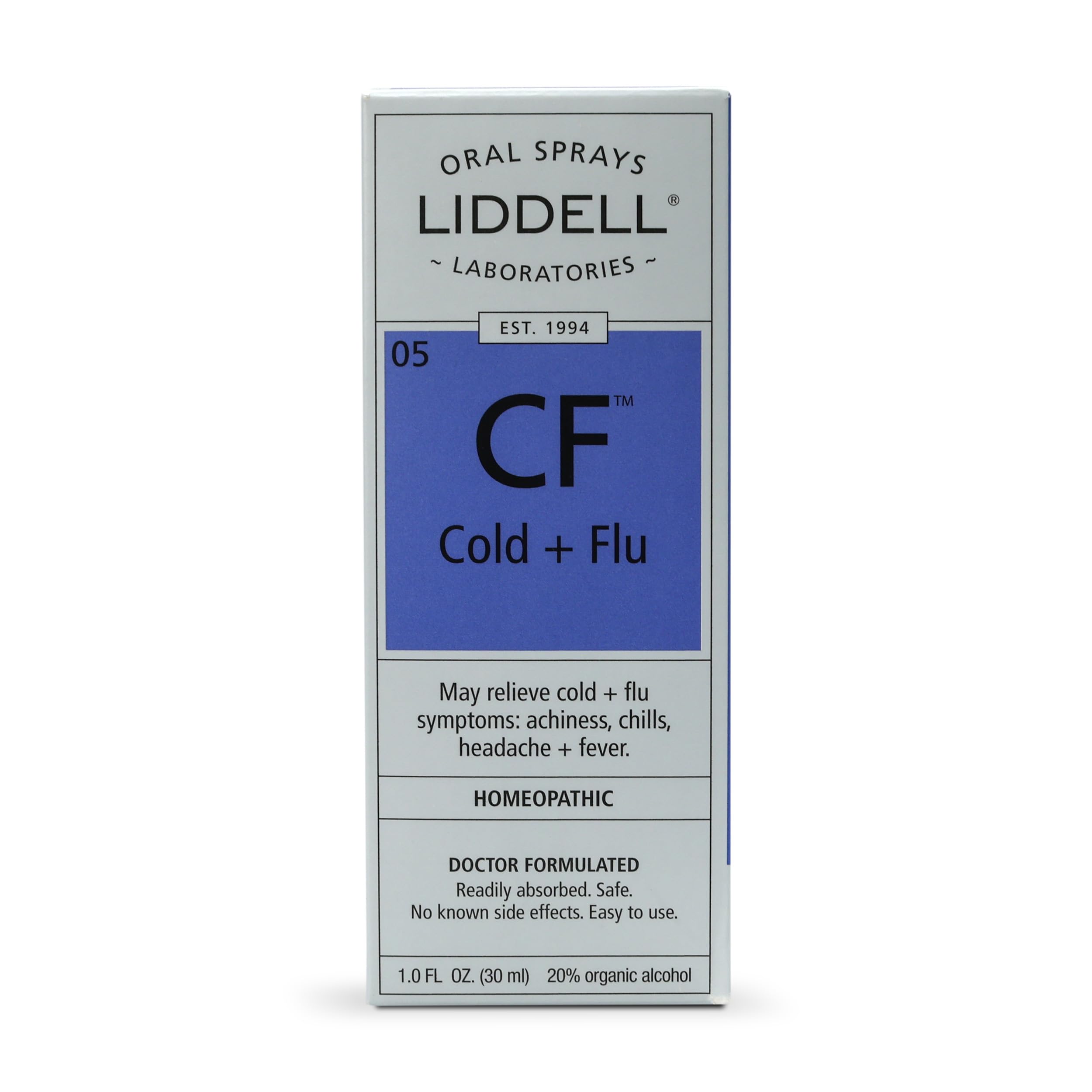 Liddell dosis diaria tres veces para uso consistente.