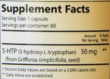Lidtke 5-HTP cápsulas, diagrama de uso, guía diaria.