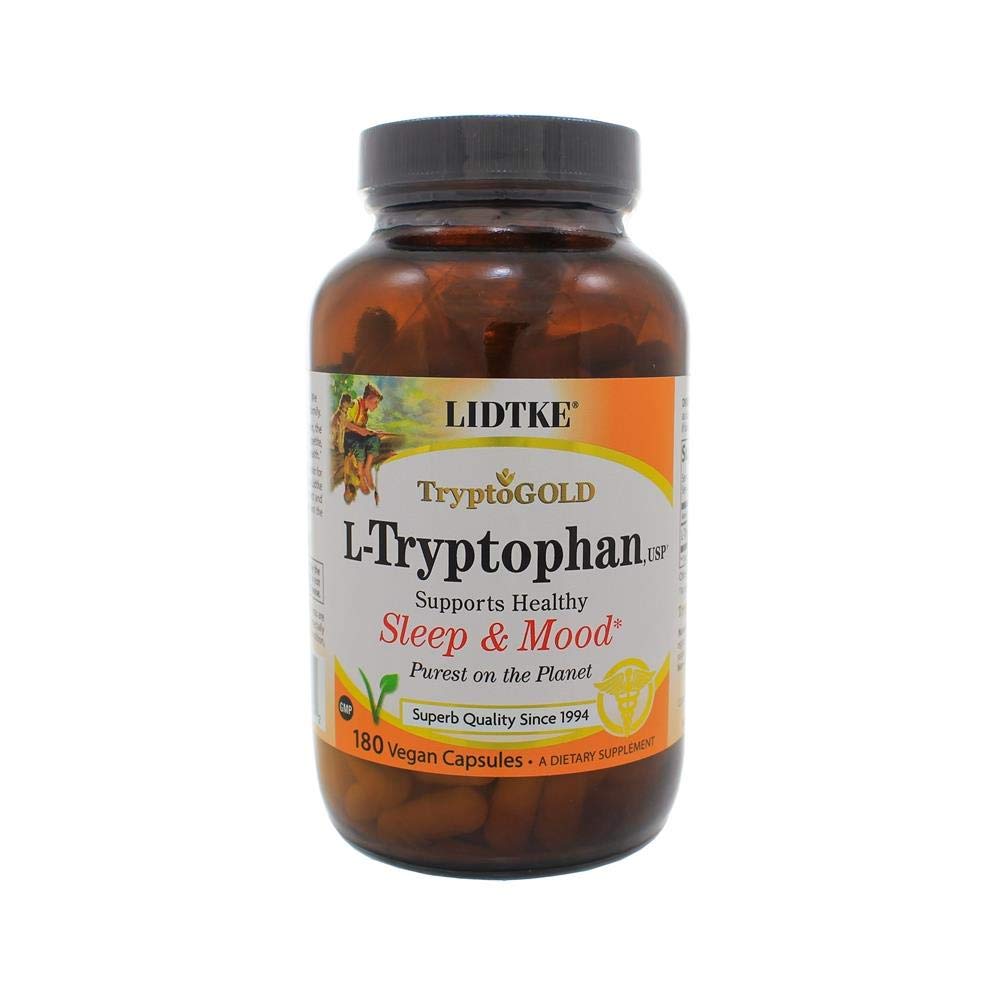 Lidtke L-Triptófano 500 mg, cápsulas para apoyo al sueño y al ánimo