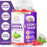 Gomitas Liekoh Ashwagandha, apoyo cognitivo suave y balance emocional.