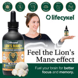 Life Cykel Conjunto Cordyceps, impulso de energía y concentración.