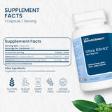 Life Enhancement Vitamin D3 K2 – botella de 120 cápsulas para uso diario.