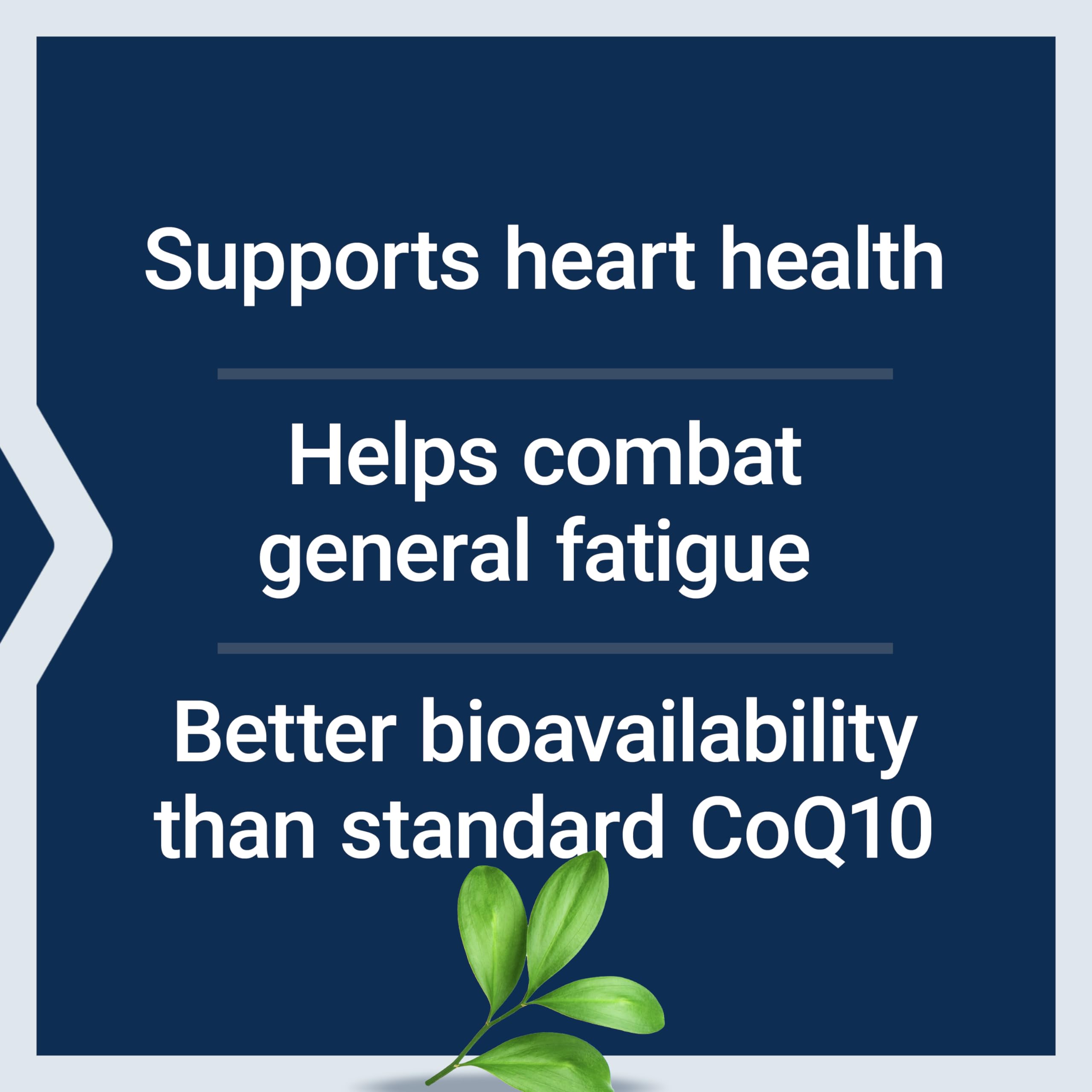 Life Extension CoQ10 ubiquinol: mayor biodisponibilidad para el bienestar cotidiano.