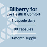 Caja de presentación Life Extension Bilberry Extract para estantería y fácil almacenamiento.