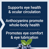 Etiqueta lateral Life Extension Bilberry Extract con información clave para decisiones diarias de salud visual.