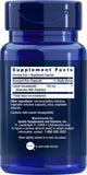 Life Extension Bioactive Milk Peptides en etiqueta, útil para relajación nocturna.