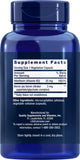 Life Extension Boron 3 mg pack detalle etiqueta: información de dosis y uso diario.