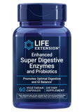 Life Extension botella vertiendo: cápsulas digestivas para facilitar la digestión cotidiana.