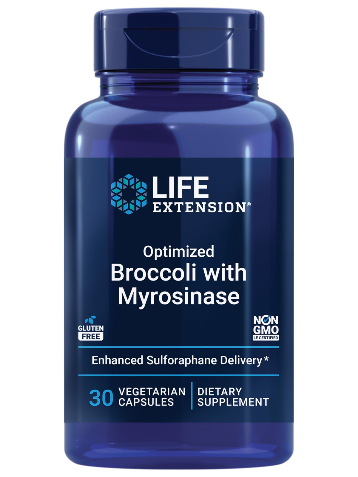 Life Extension Brócoli Optimizado Capsula: apoyo antioxidante diario para tu rutina.