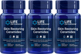 Life Extension ceramidas restauradoras de piel, frasco de cápsulas líquidas para hidratación esencial
