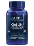 Life Extension CinSulin: botella de 90 cápsulas para apoyar metabolismo saludable y saciedad