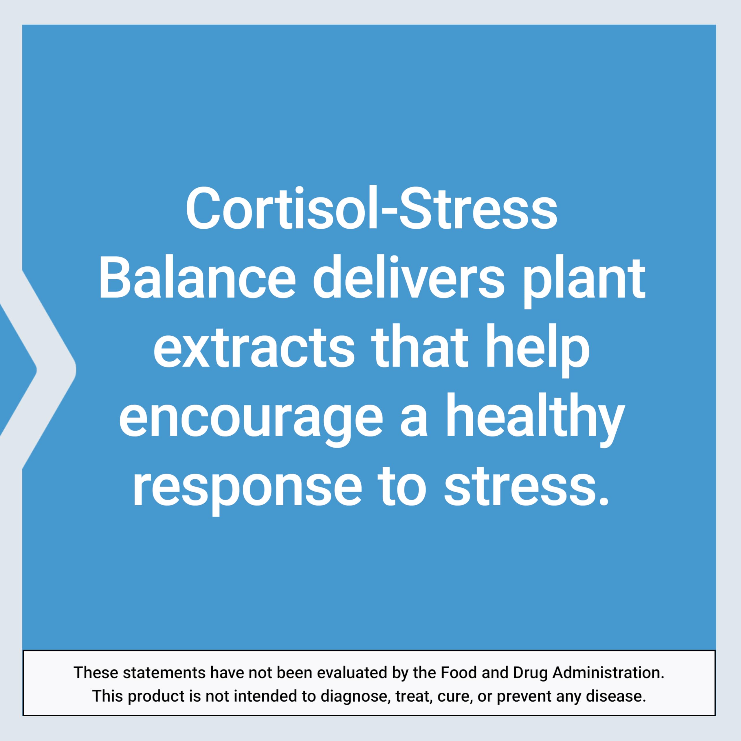 Life Extension Cortisol-Stress Balance: extractos vegetales en cápsulas vegetarianas.