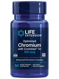 Life Extension Cromo Optimizado con Crominex 3+ en botella, apoyo potencial al metabolismo saludable
