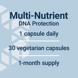 Life Extension DNA Protection Formula, zinc: ayuda a enfrentar el estrés oxidativo.