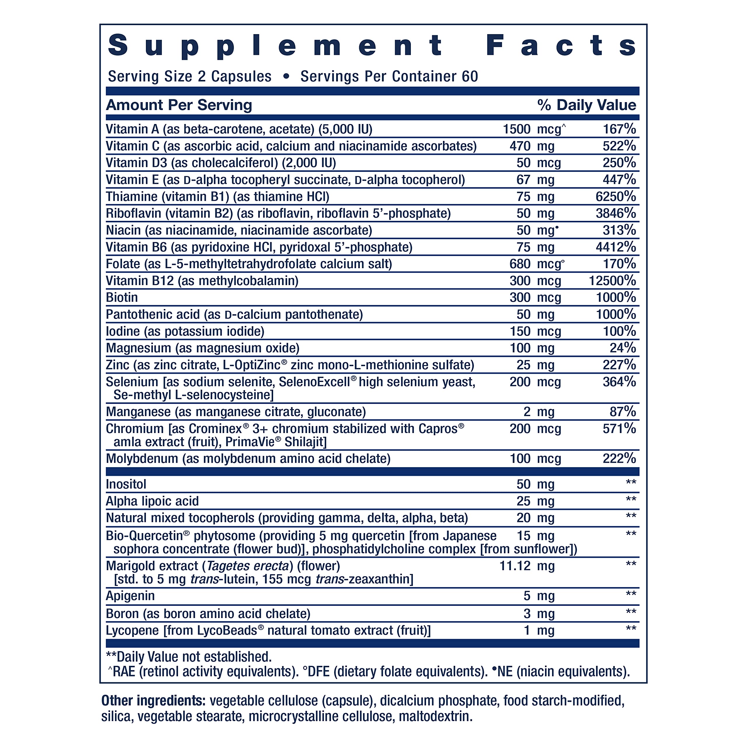 Life Extension Dos Por Día Multivitamínico: cápsulas en primer plano para energía diaria.