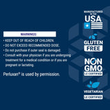 Life Extension Envase sin gluten, ideal para dietas sensibles.