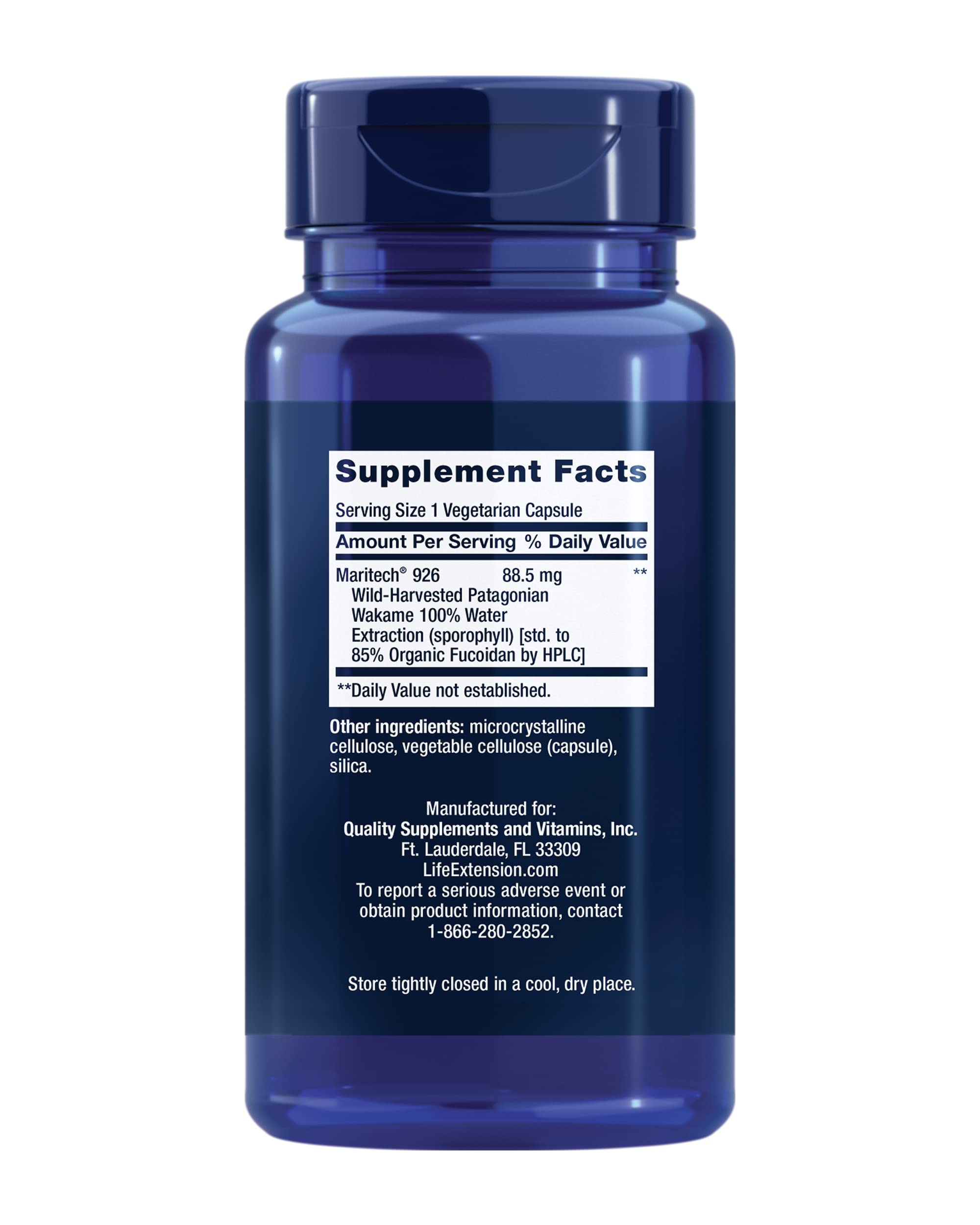 Life Extension etiqueta-sin-gluten: etiqueta clara que garantiza un producto sin gluten.