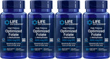 Life Extension Folato 8500 mcg DFE, tabletas vegetarianas, apoyo diario de folato para la salud general.
