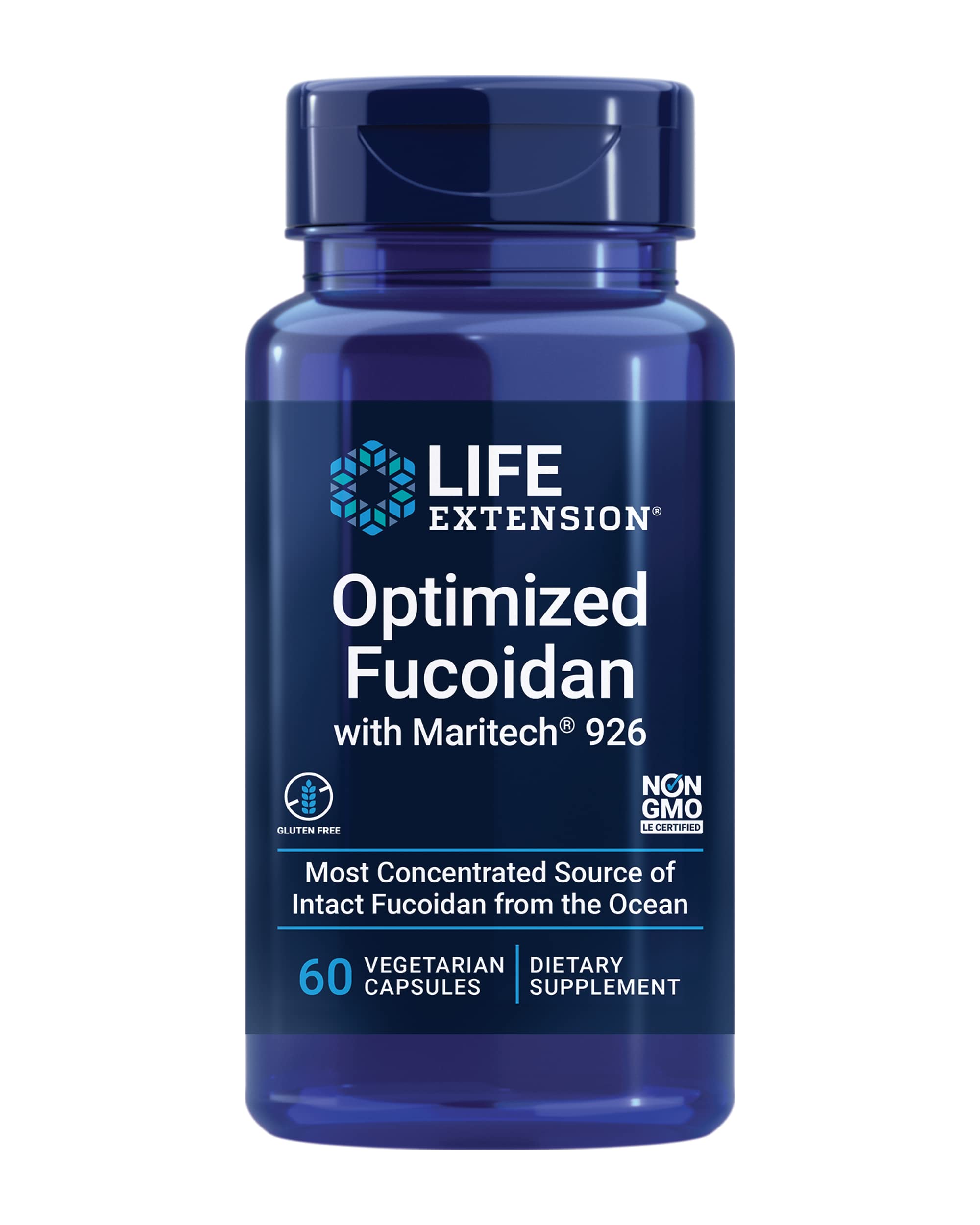 Life Extension fucoidan-maritech-926-capsulas: cápsulas vegetarianas listas para la ingesta diaria.