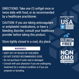 Life Extension Gamma E: sello No GMO con ingredientes de origen no GMO.