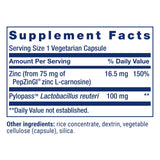 Life Extension Gastro-Ease: etiqueta legible con información de ingredientes