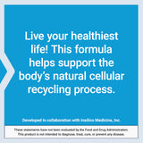 Life Extension GEROPROTECT Autophagy Renew, envase y caja de presentación.