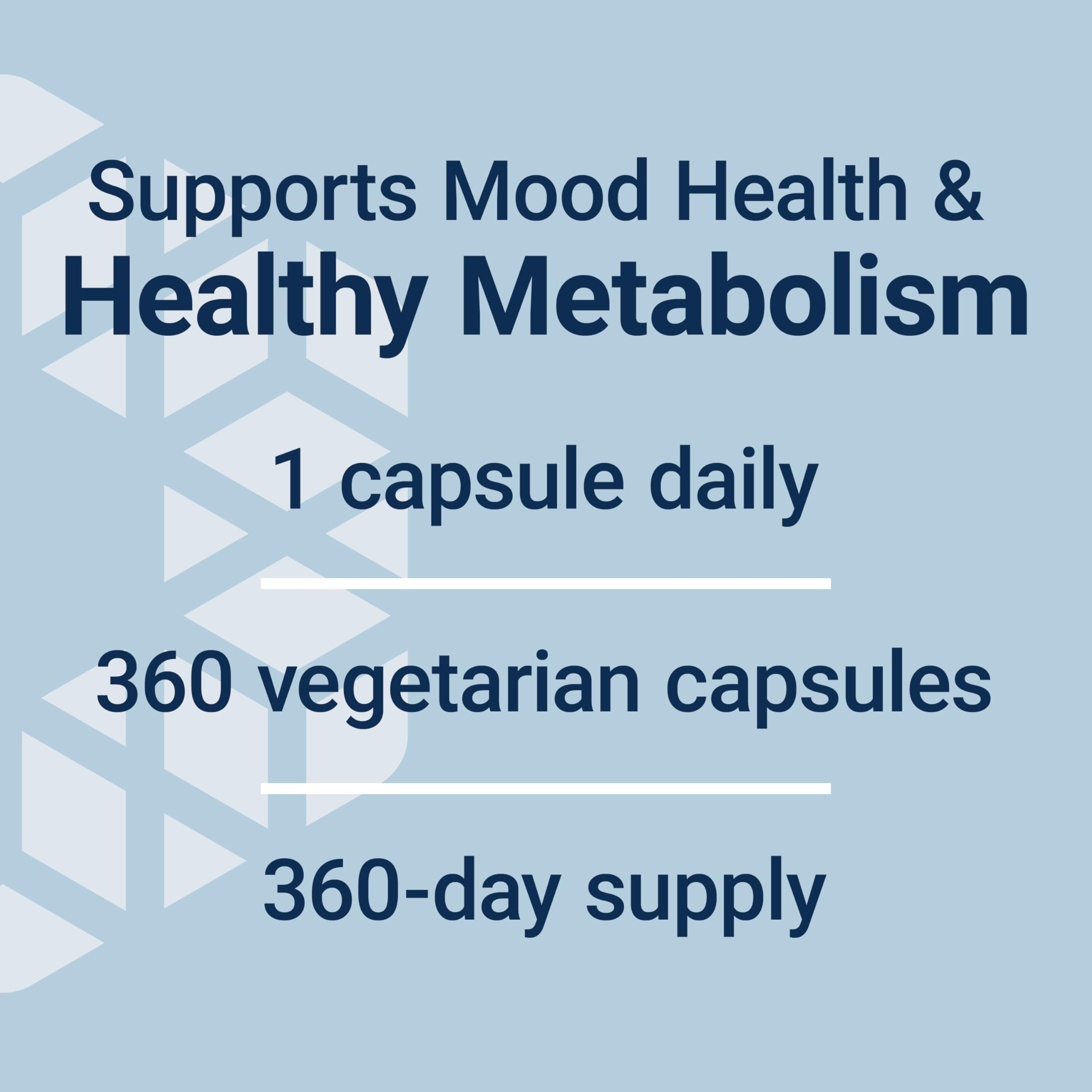 Dosis diaria de Life Extension Inositol Caps para uso constante