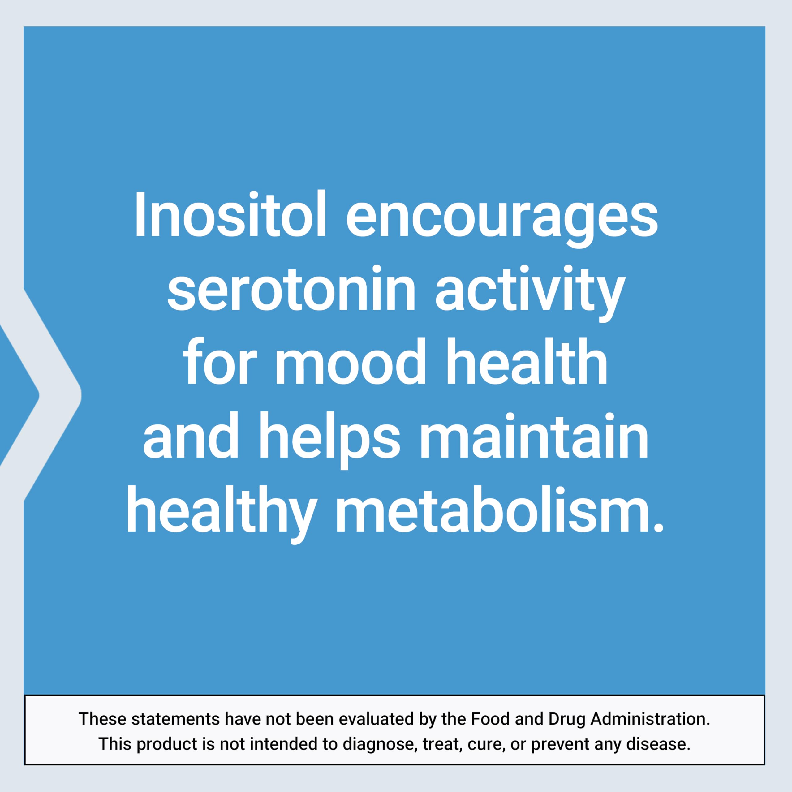 Ingredientes de Life Extension Inositol Caps, alta pureza y consistencia