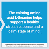 Life Extension L-Theanine: apoyo de GABA para sensación de bienestar estable.