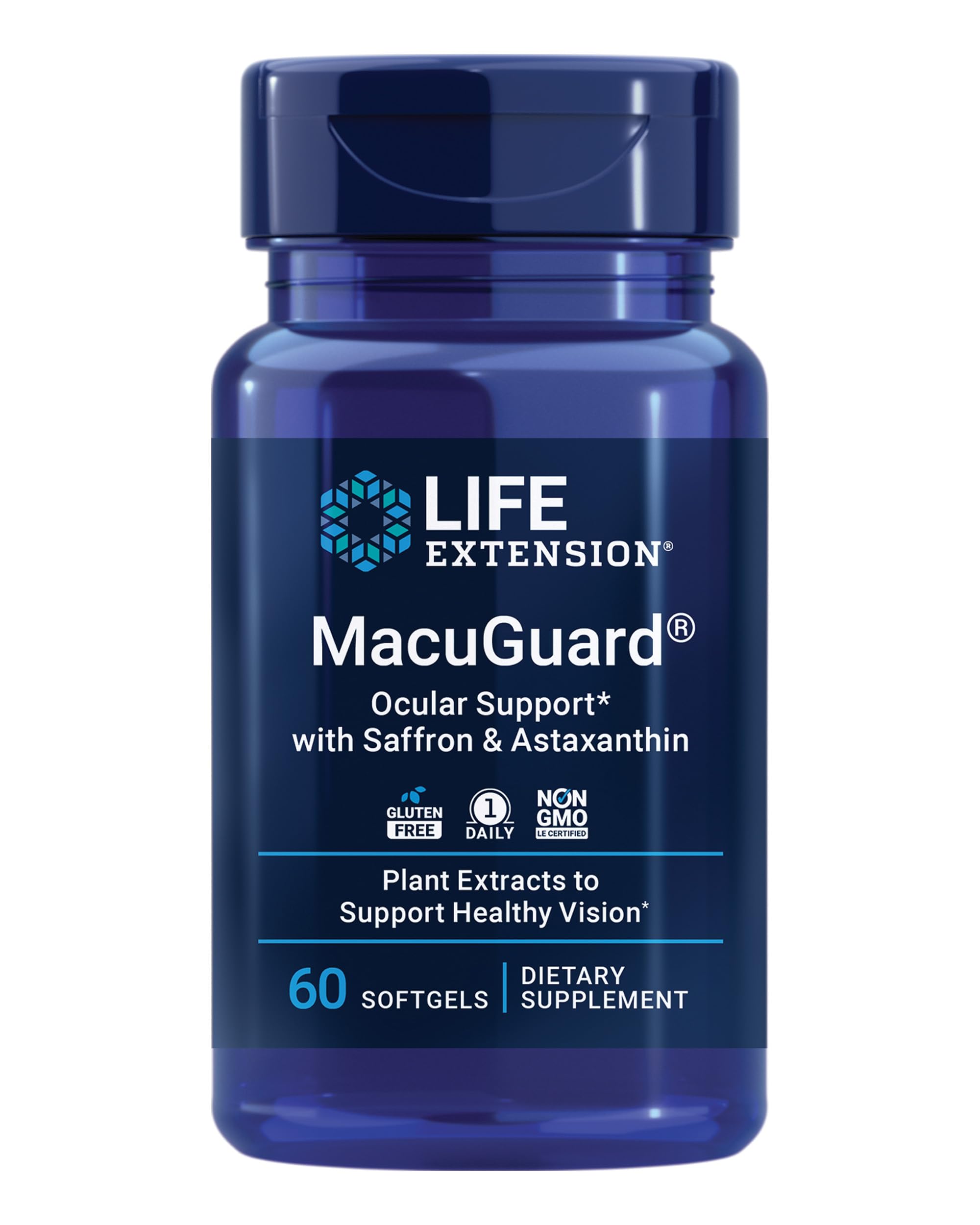 Life Extension MacuGuard cápsulas: apoyo ocular diario para visión clara