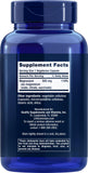 Etiqueta de Life Extension Magnesium Caps: dosis recomendada para consumo vegetariano.
