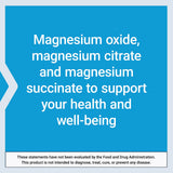 Life Extension Magnesium Caps: símbolo de corazón para salud cardiovascular potencial.