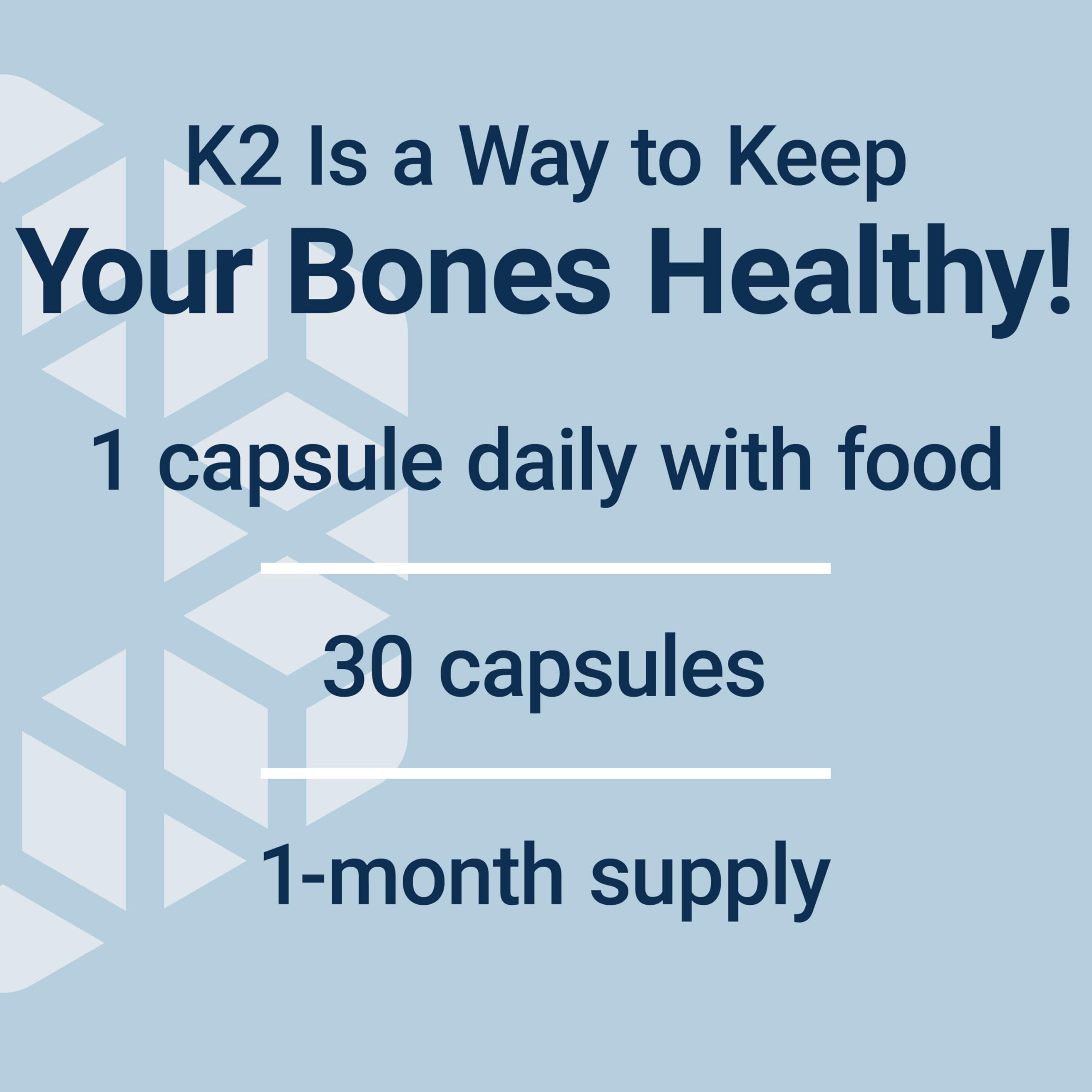 Ingredientes de Life Extension Mega Vitamina K2 sin organismos modificados genéticamente.