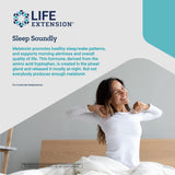 Life Extension Melatonina 1 mg uso nocturno, favorece ritmos circadianos