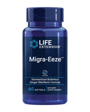 Migra-Eeze de Life Extension, botella frontal; uso diario para posible comodidad de la cabeza