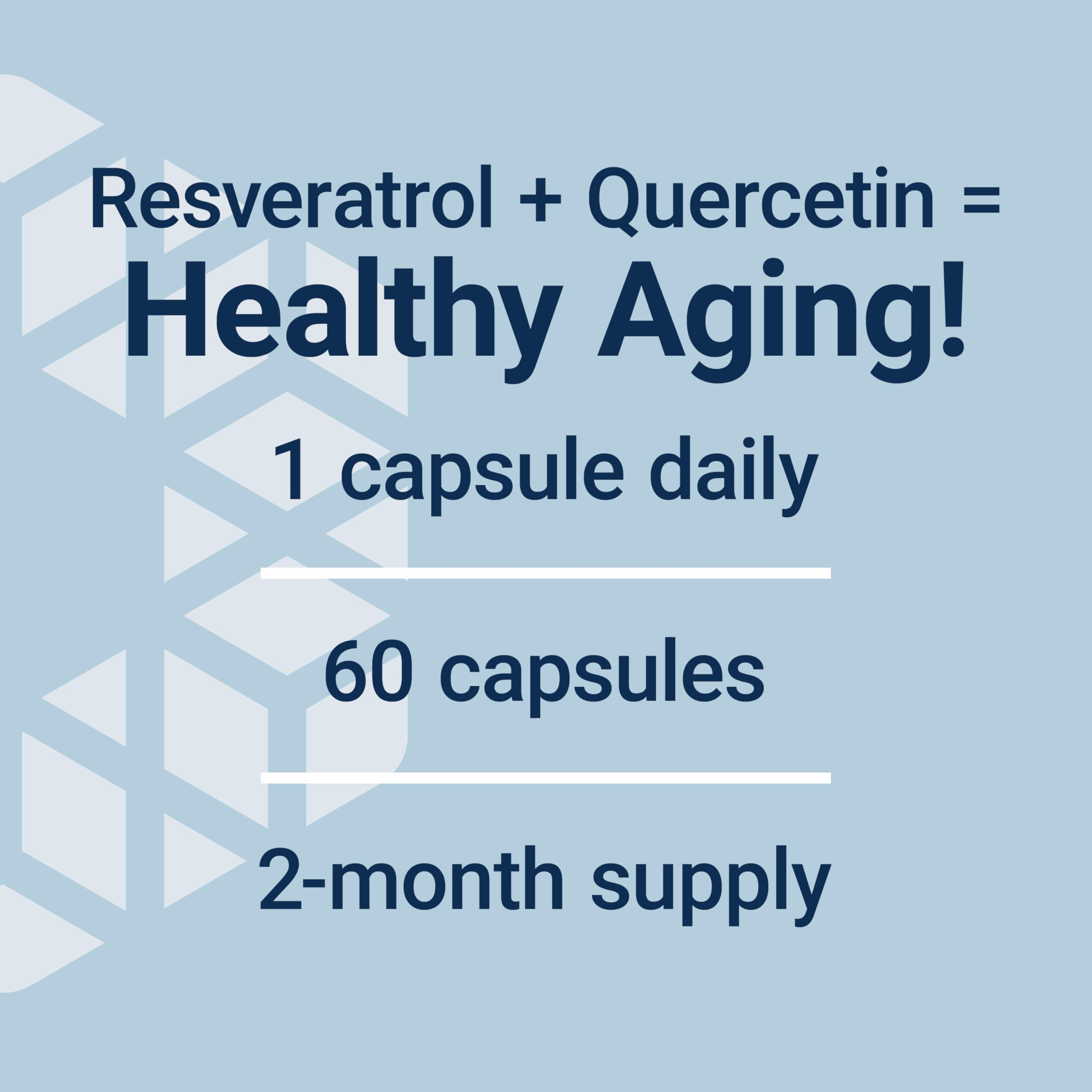 Dosis diaria de Life Extension Optimizado Resveratrol Elite para conveniencia.