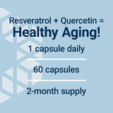 Dosis diaria de Life Extension Optimizado Resveratrol Elite para conveniencia.