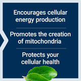Life Extension Optimizador Mitocondrial primer plano de cápsulas, beneficios potenciales
