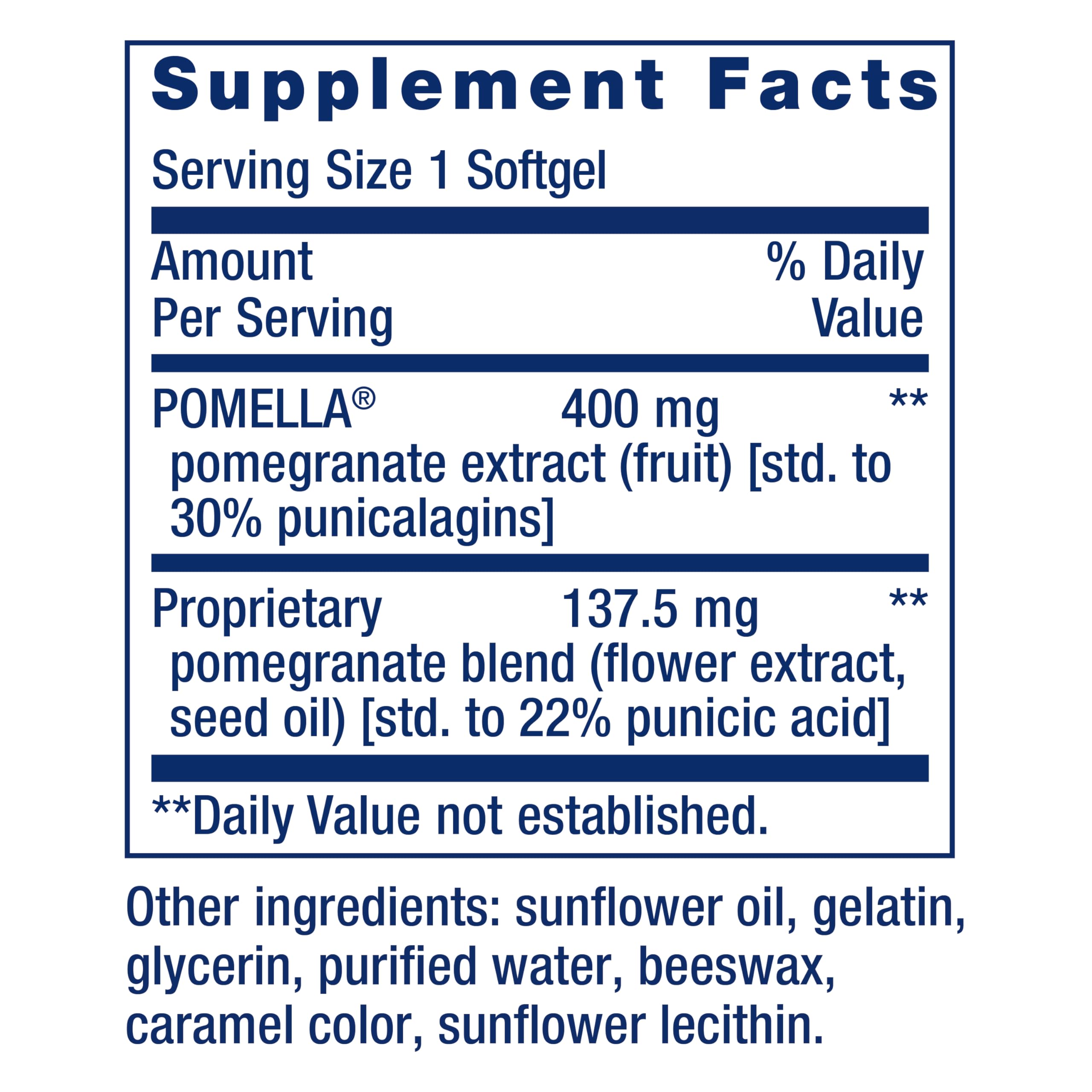 Life Extension Pomegranate Complete combina aceite de semilla para aportar nutrientes esenciales.