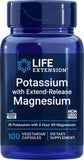 Life Extension Potasio 99 mg con Magnesio extendido, soporte para músculos y nervios.