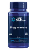 Life Extension pregnenolona: cápsula para enfoque mental diario.
