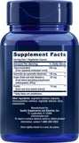 Life Extension Resveratrol, botella clara, evidencia de calidad premium para bienestar.