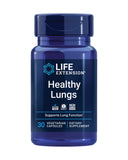 Life Extension Salud Pulmones: frasco de cápsulas para apoyar la salud respiratoria.