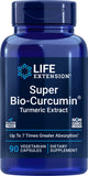 Life Extension Super Bio-Curcumin 400 mg, botella frontal, apoyo antioxidante diario.