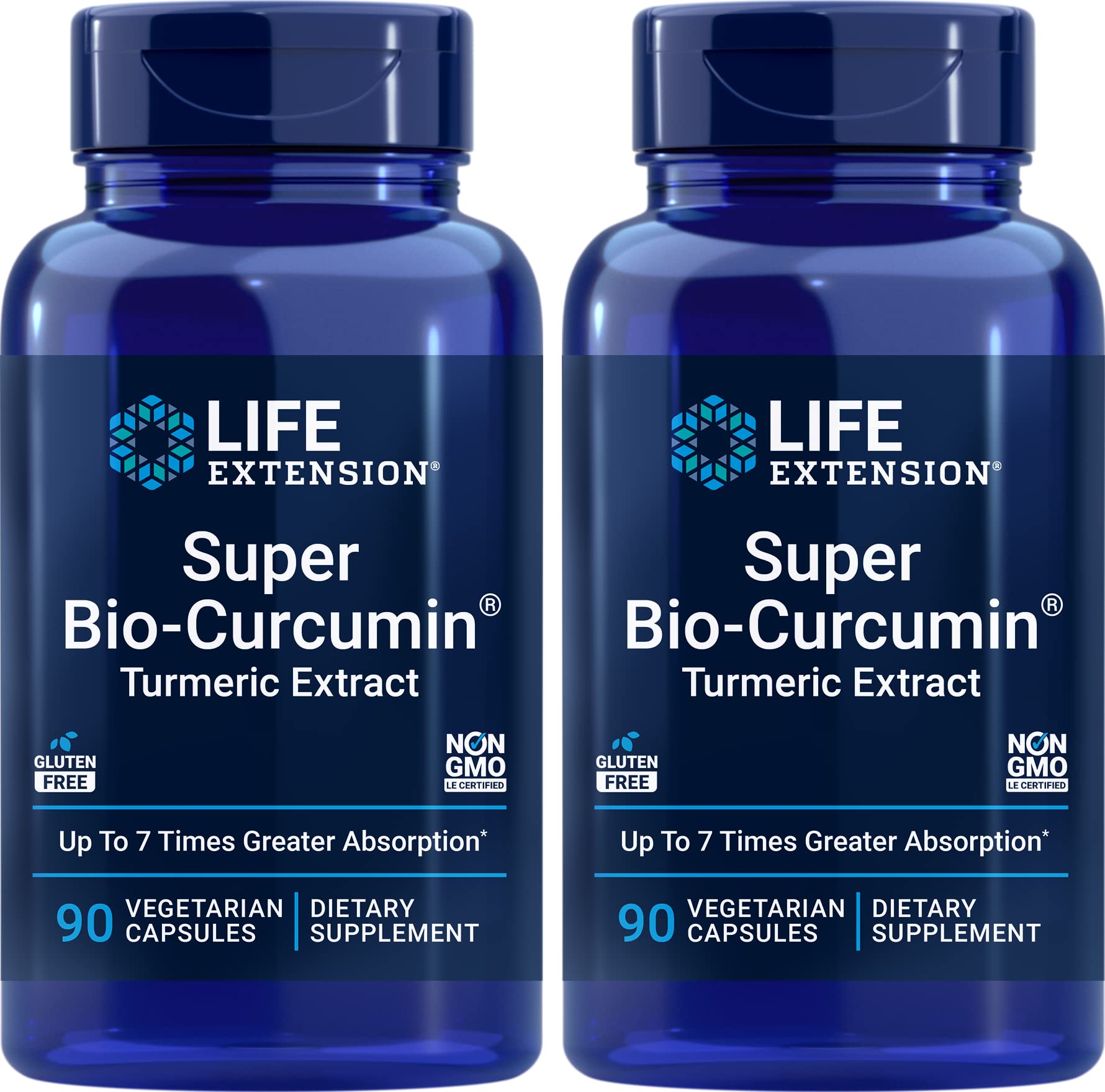 Life Extension Super Bio-Curcumin en botella: apoyo antioxidante para uso diario.