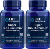 Life Extension Super Bio-Curcumin en botella: apoyo antioxidante para uso diario.