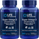 Life Extension Super Omega-3: botella de cápsulas blandas de fácil de tragar.