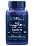 Life Extension Super Omega-3, botella: apoyo para corazón y cerebro con aceite de pescado.