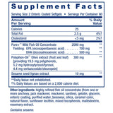 Life Extension Super Omega-3 cápsulas-blandas: textura suave para la toma diaria.