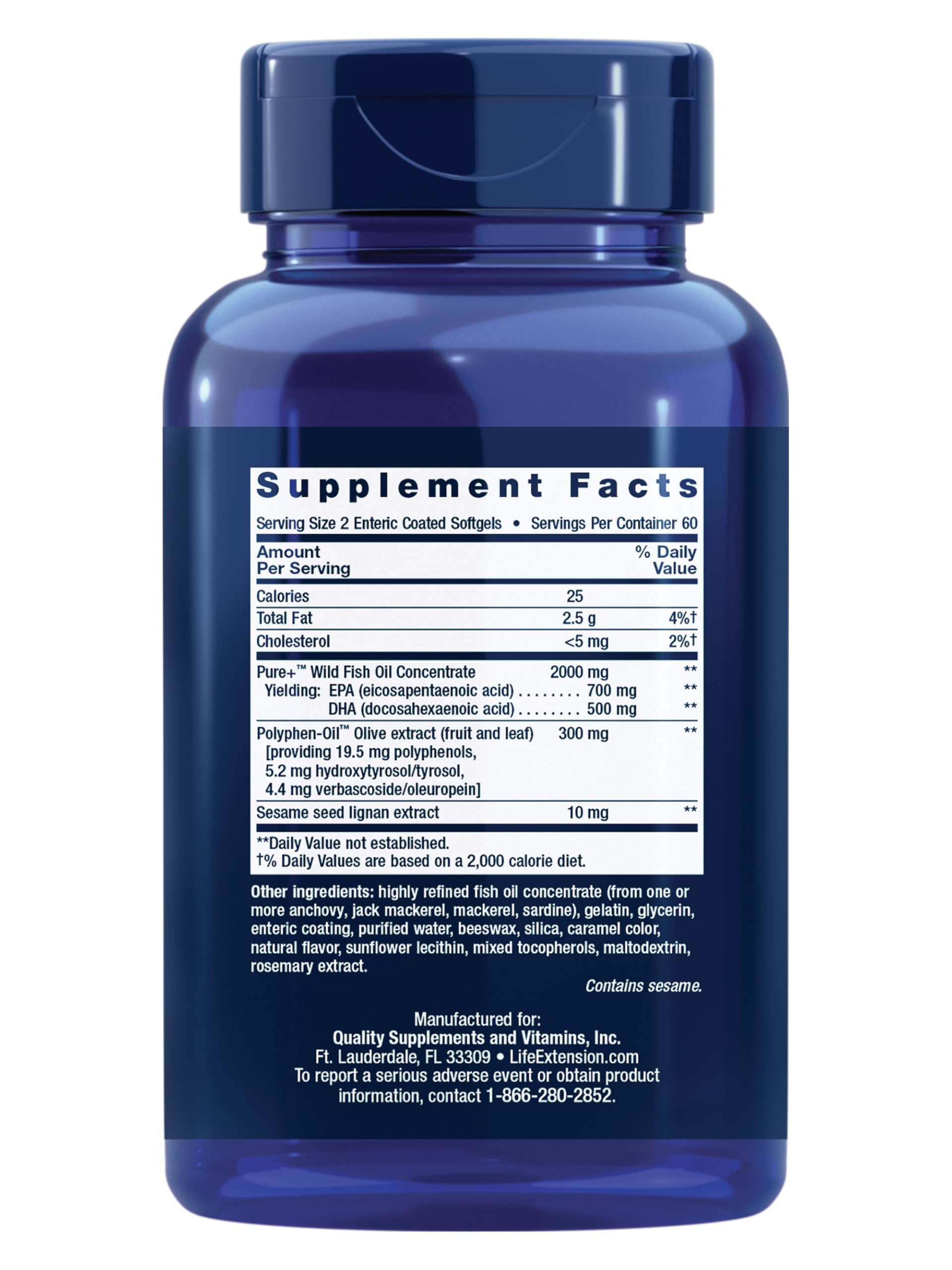 Life Extension Super Omega-3 etiqueta-diseño-mediterraneo: diseño claro que inspira confianza.